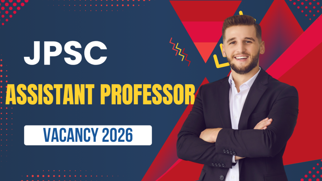 JPSC Assistant Professor Recruitment 2026