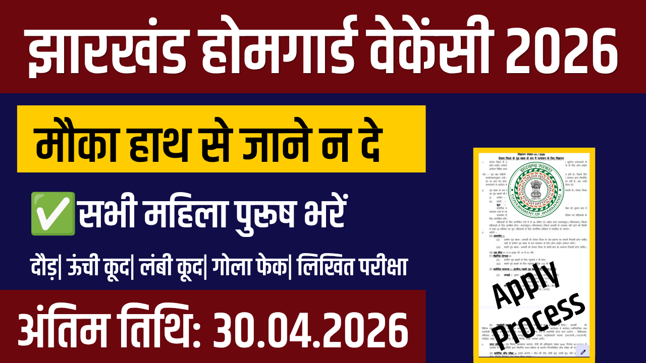 Deoghar Home Guard Vacancy 2026